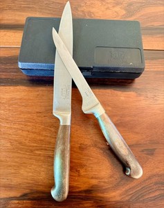 Sabatier Balance Copper Knife Set With Lansky Sharpener
