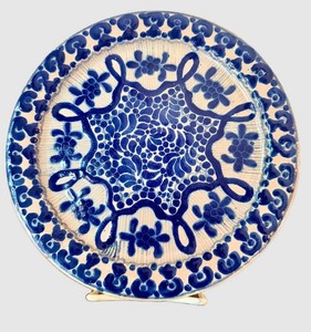 Talavera Plate Puebla Signed