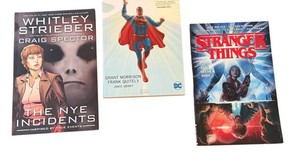 Graphic Novel Lot of 3 - All-Star Superman, the Nye Incidents & Stranger Things