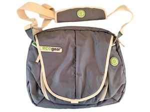 Messenger Bag - EcoGear Gray & Cream Shoulder Bag