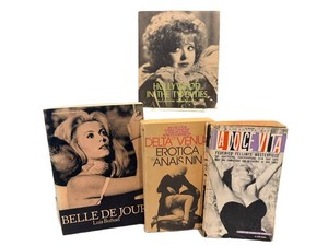 Vintage Film Books Mixed Lot Hollywood in the Twenties, La Dolce Vita, Delta of Venus, (Lot of 4)