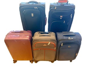 Rolling Suitcase Mixed Lot Travelpro, Delsey, inUSA, Travelers Club & Raden