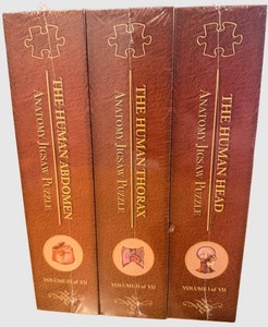 Anatomy Jigsaw Puzzle Set Dr. Livingstons Volumes I, II & III Sealed (Lot of 3)