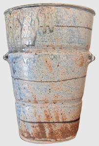 Studio Pottery Vase Signed Severa 9 in