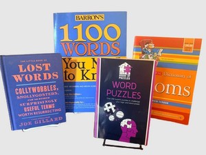 Word Puzzle Books Mixed Lot Barrons, Scholastic, House of Puzzles