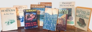 Vintage Ernest Hemingway Book Collection