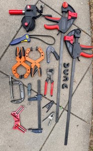 Clamps & Specialty Hand Tools Mixed Lot - Bessey, Goldblatt, Pony