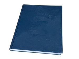 Blue Hardcover Blank Book