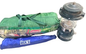 Camping Tent & Lantern Coleman Aries 3-Person Tent & Powerhouse