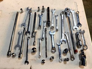 Wrench and Socket Tool Mixed Lot Craftsman, Husky & Maxpro