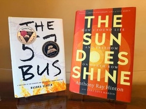Nonfiction Book Lot - the 57 Bus & the Sun Does Shine (Lot of 2)