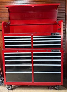 Rolling Tool Chest - Craftsman Modular Cabinet Set With Keys