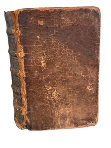 Antique Dutch Religious Book 1738 Groningen