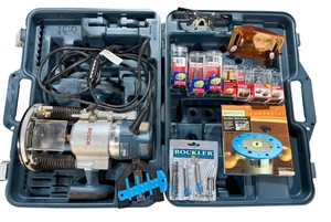 Router Kit - Bosch 1617Evs With Rockler Plate & Bits