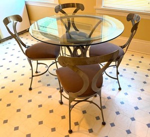 Modern Dining Table & Chairs Set - Shaver Howard 4 Chairs