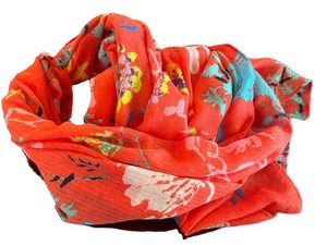 DR - Scarf - Animal Floral Print 70 X 39 in