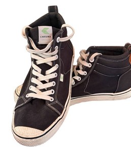 Sneakers - Cariuma OCA High Black Contrast Canvas
