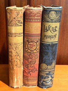 Antique Poetry Books - Lalla Rookh, Tennyson & Lucile (3 Volumes)