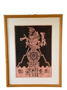 John L. Doyle Aztec Echo Limited Edition Lithograph XXVXXXV