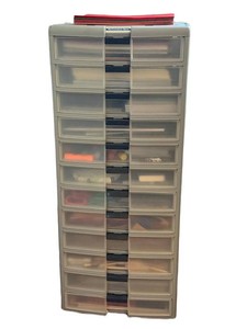Storage Drawer Cabinet - the Container Store Loaded With Art Supplies