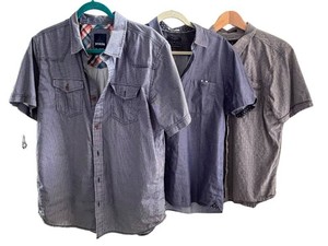 Mens Short Sleeve Button-Up Shirts - prAna, Ted Baker & prAna Mixed Lot