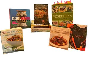 Cookbook Lot - Coolhaus, Simply Thai, Vegetarian & Slow Cooker (Lot of 9)