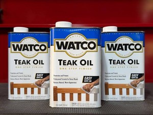 Teak Oil - Watco One Step Finish (Lot of 3)