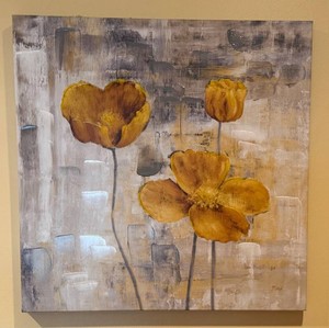Yellow Floral Canvas Print