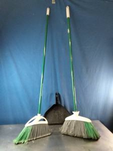 Libman 206 Precision Angle Brooms with Dustpan