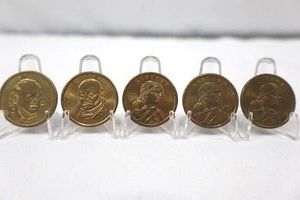 Presidential & Sacagawea Dollar Coins - James Madison, John Quincy Adams (Lot of 5)