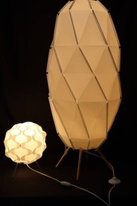 IKEA Sjoepenna Tall & Short Table Lamps - Type G1611 (Lot of 2)