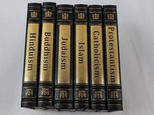 NM Easton Press Worlds Greatest Religions 6-Volume Leather-Bound Set
