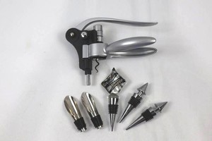 6-Piece Wine Corkscrew & Bottle Stopper Set