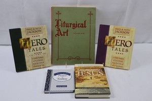 Vintage Kenneth Lynch Liturgical Art Catalog & Christian Books Mixed Lot