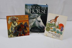 Horse-Themed Book Mixed Lot - Spirit of the Horse, Painted Ponies & Paul Goble