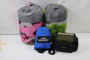 Embark Sleeping Bags, Castaway Hammock & Travel Bag Mixed Lot - 4 Pieces