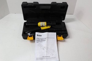 Titan 11980 5-Ton Hydraulic Cable Crimper Kit