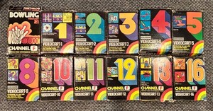Vintage Fairchild Channel F Videocart Games