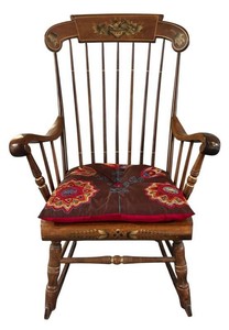 LLR - Boston Rocker - Maple Colonial Cushion Chair