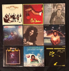 LLR - Vinyl Record Album Lot Cat Stevens, Kenny Loggins & More (Lot of 9)