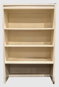 LLR - Bookshelf Cream Three-Shelf Bookcase