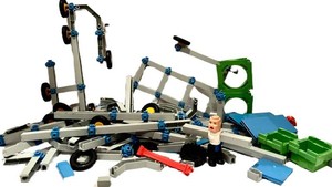 LLR - Construction Set Fisher-Price Contrux 1980s Incomplete Parts