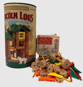 LLR - Tinker Toys & Lincoln Logs Mixed Lot