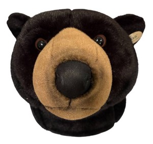 LLR - Plush Black Bear Wall Mount JAAG Worlds Best