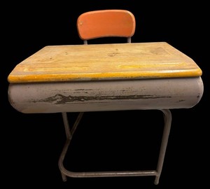 LLR - Vintage Child School Desk