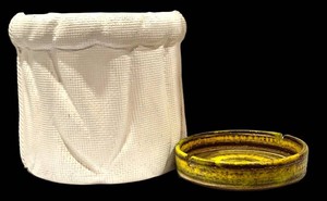 LLR - Ceramic Basket & Ashtray Rosenthal Netter Italian Pottery