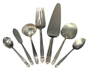 LR - Vintage Holmes & Edwards Danish Princess Serving Utensils