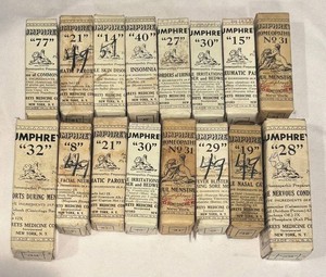 LR - 16 Vintage Humphreys Homeopathic Medicines