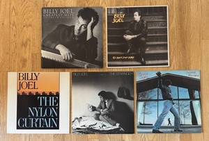 LR - Five Billy Joel Vinyl Record Albums