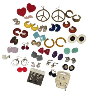 LR - Collection of Costume Earrings